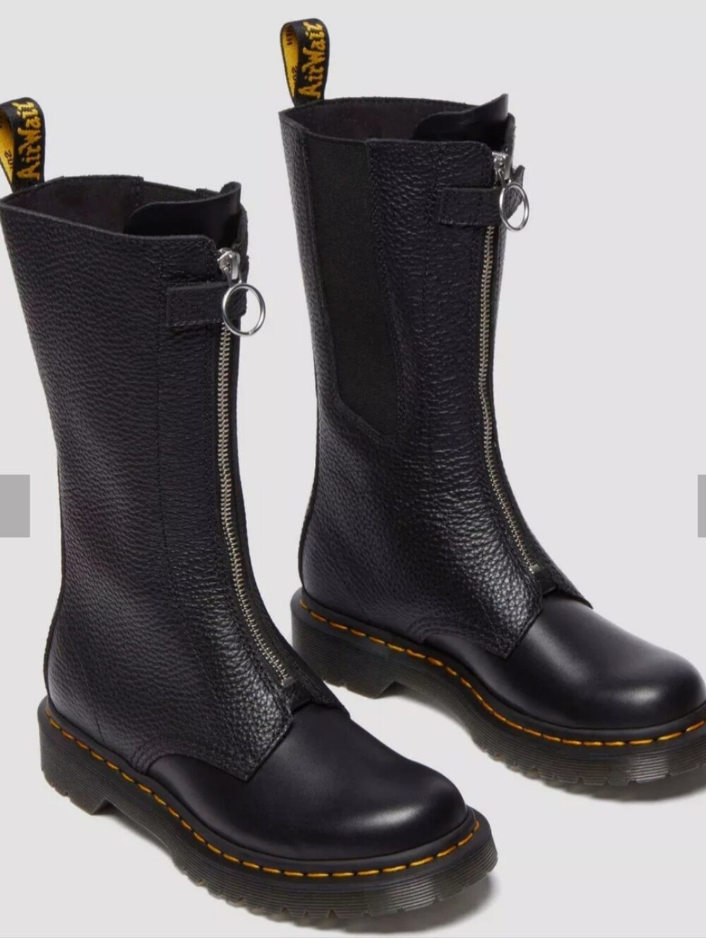 DR. MARTENS 1B99 FRONT ZIP LEATHER BOOTS - Picture 14 of 14